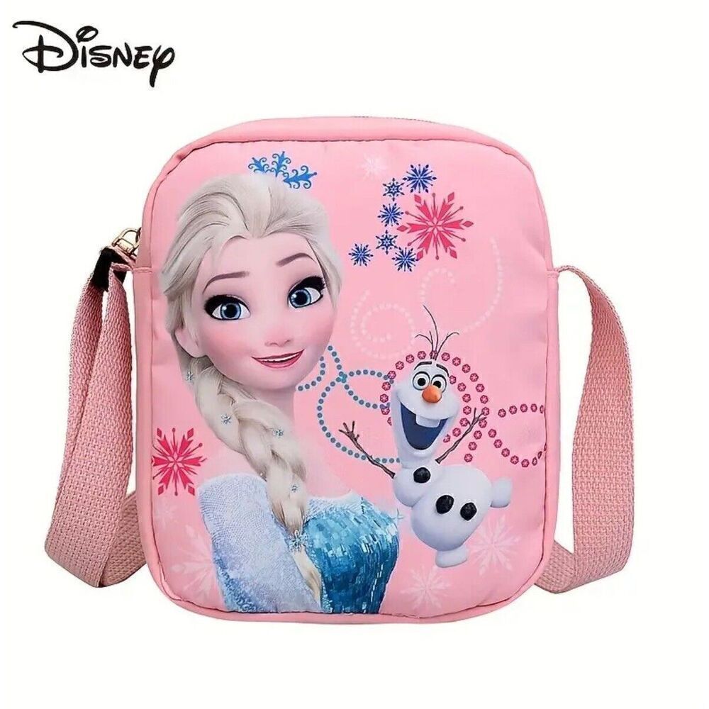 Disney Cute Princess Elsa Crossbody Bag, Cartoon Anime, Compact. New